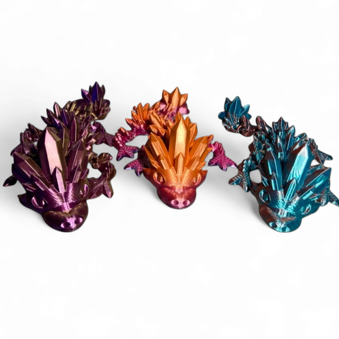 Fidget Toy Dragón de Cristal