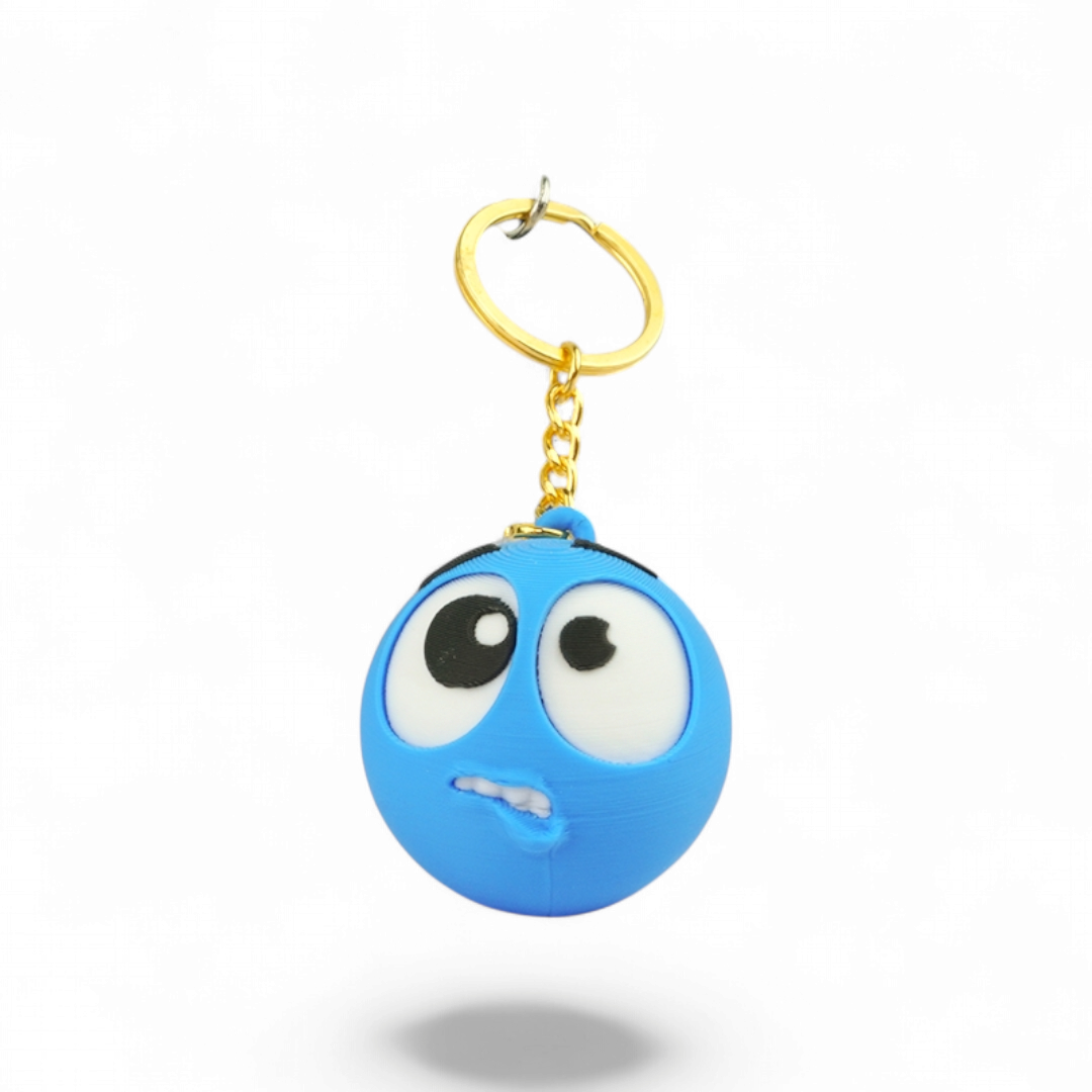 Llavero Emoticono Azul