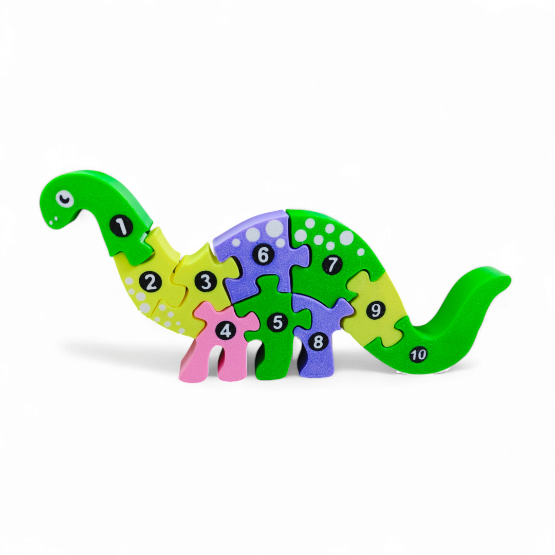 Rompecabezas "Dinosaurio Montessori"