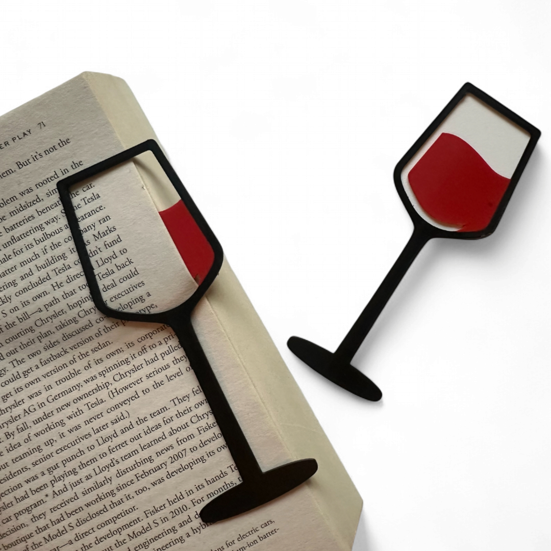 Señalador de Libros "Copa de Vino"