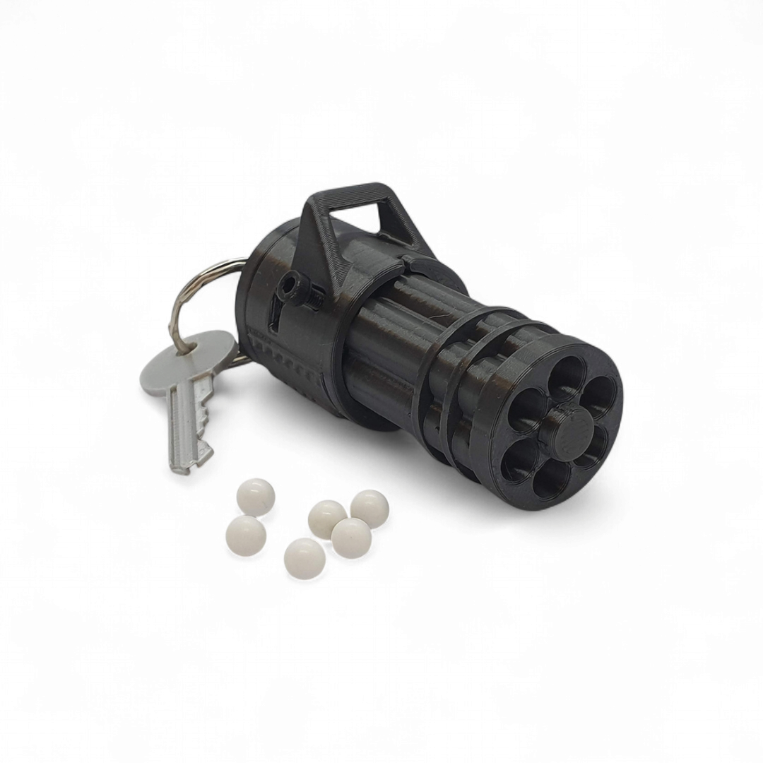 Llavero Funcional "Minigun"