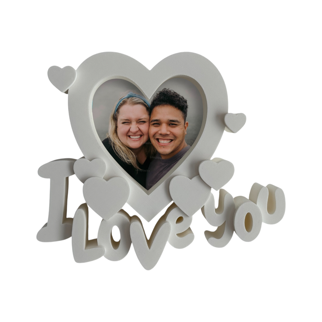 Marco de fotos de San Valentín "I Love You"