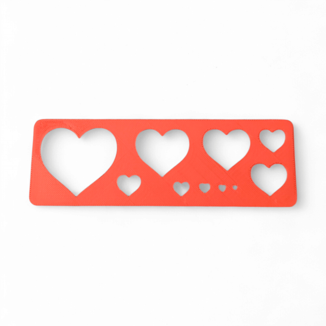 Stencil Corazones