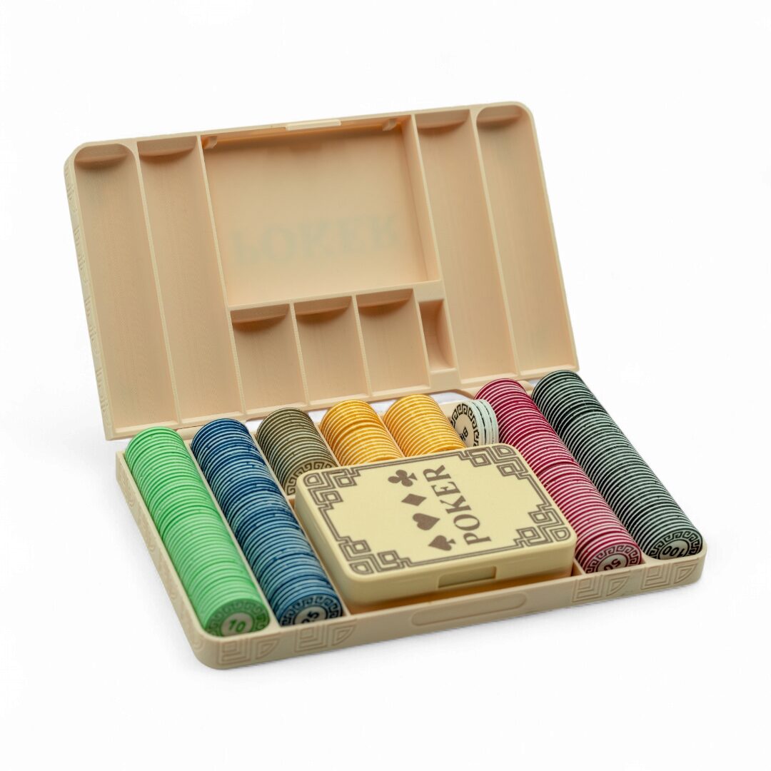Estuche de Poker Caja y Fichas