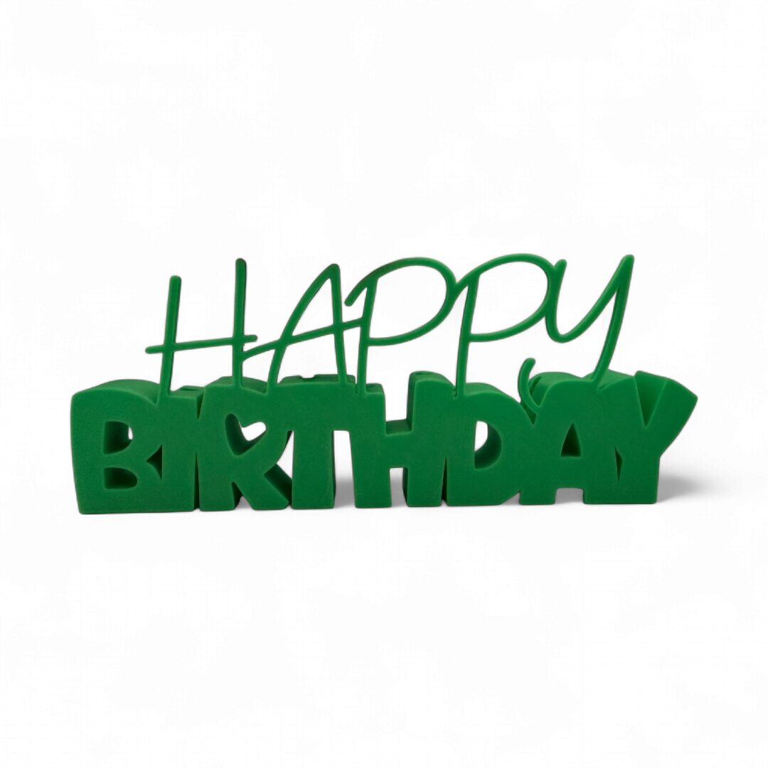 Cartel Decorativo "Happy Birthday"
