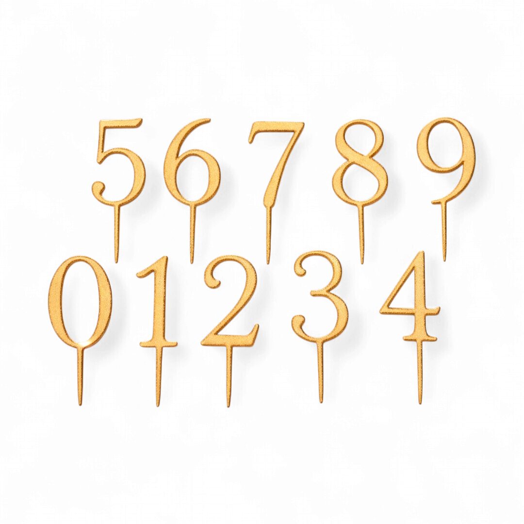 Adorno de Torta "Numeros"