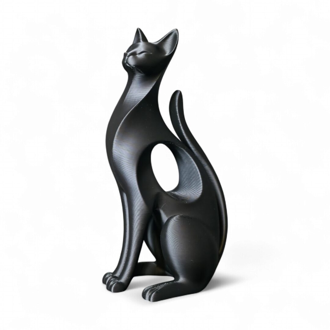 Escultura Gato Abstracto