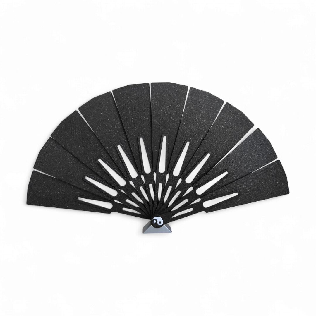 Abanico Plegable Yin Yang