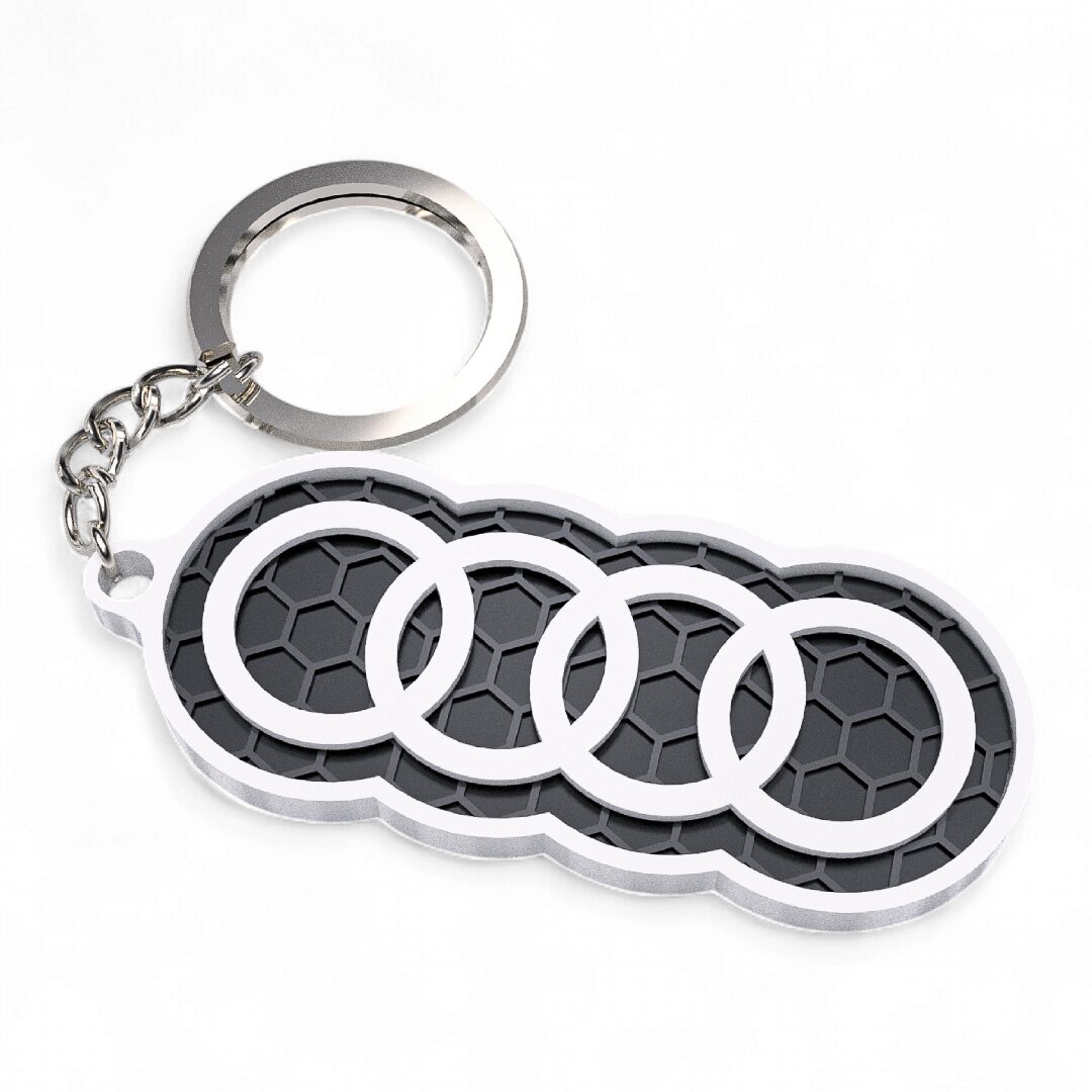 Llavero "Audi Anillos Hexagonal"