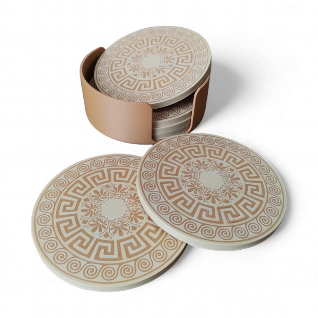 Set de Posavasos Estilo Griego