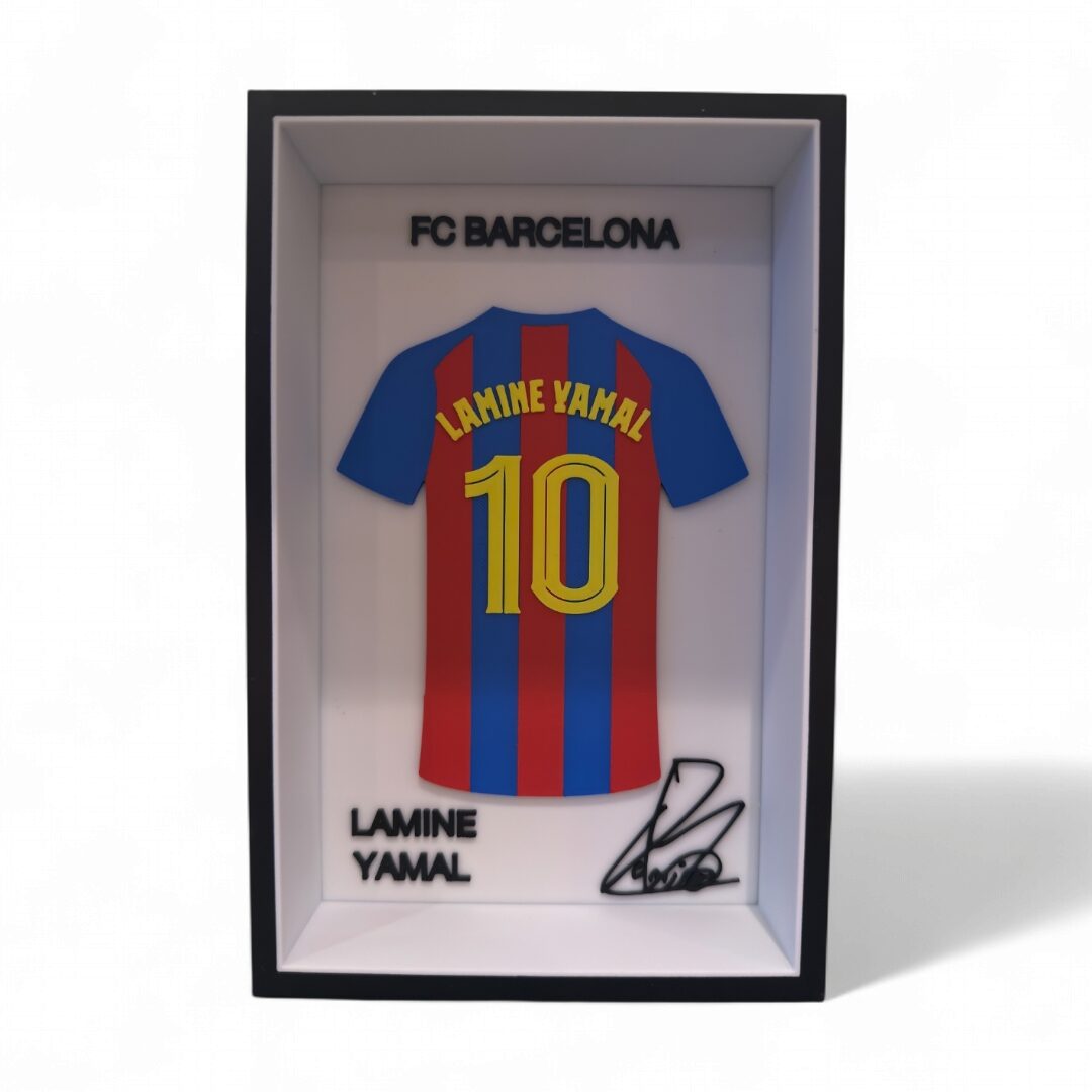 Cuadro Decorativo Camiseta Lamine Yamal - FC Barcelona