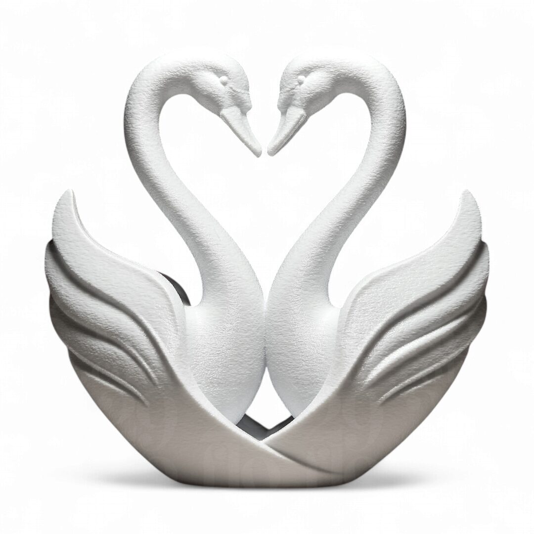 Escultura Cisnes Corazón