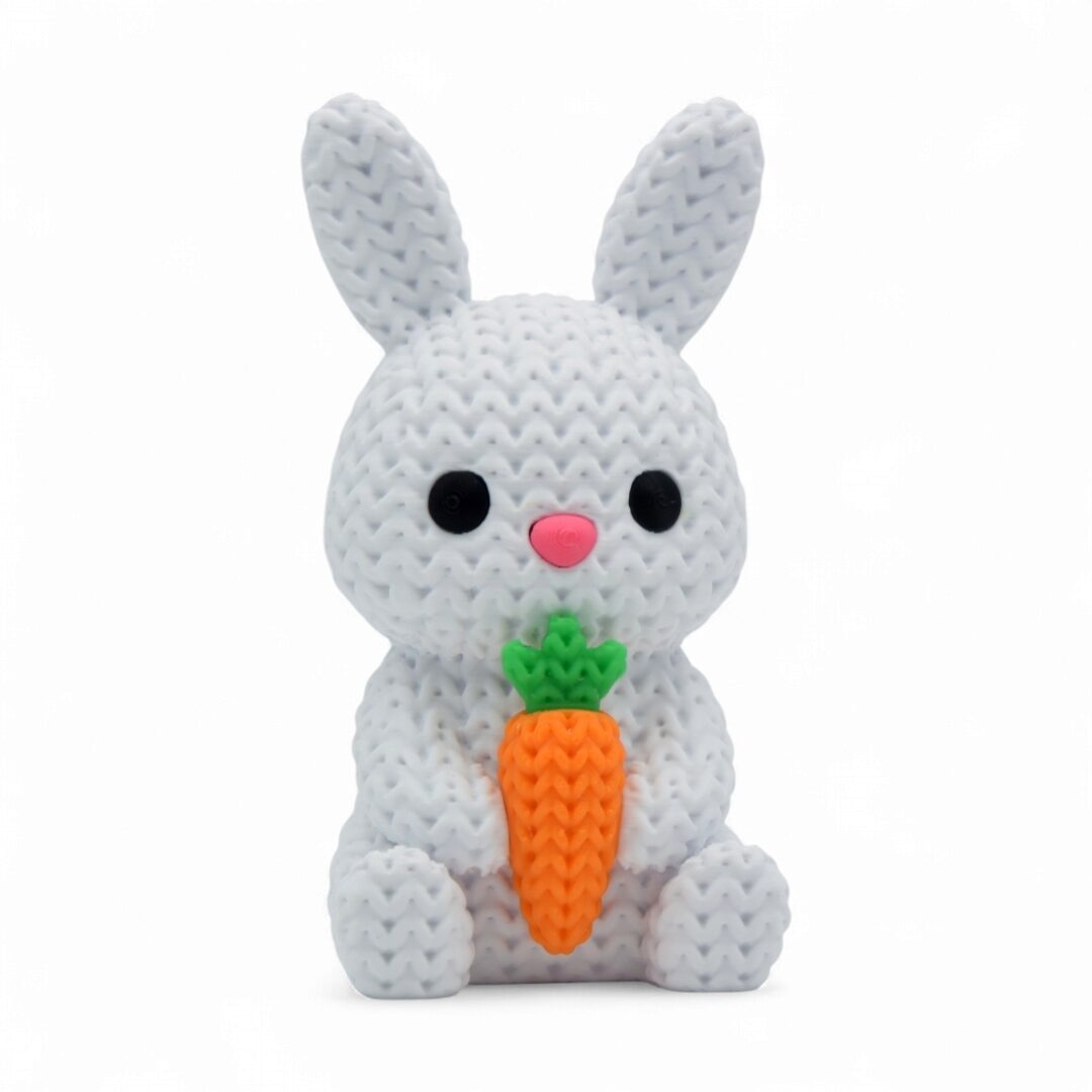 Figura "Conejo con Zanahoria Crochet"