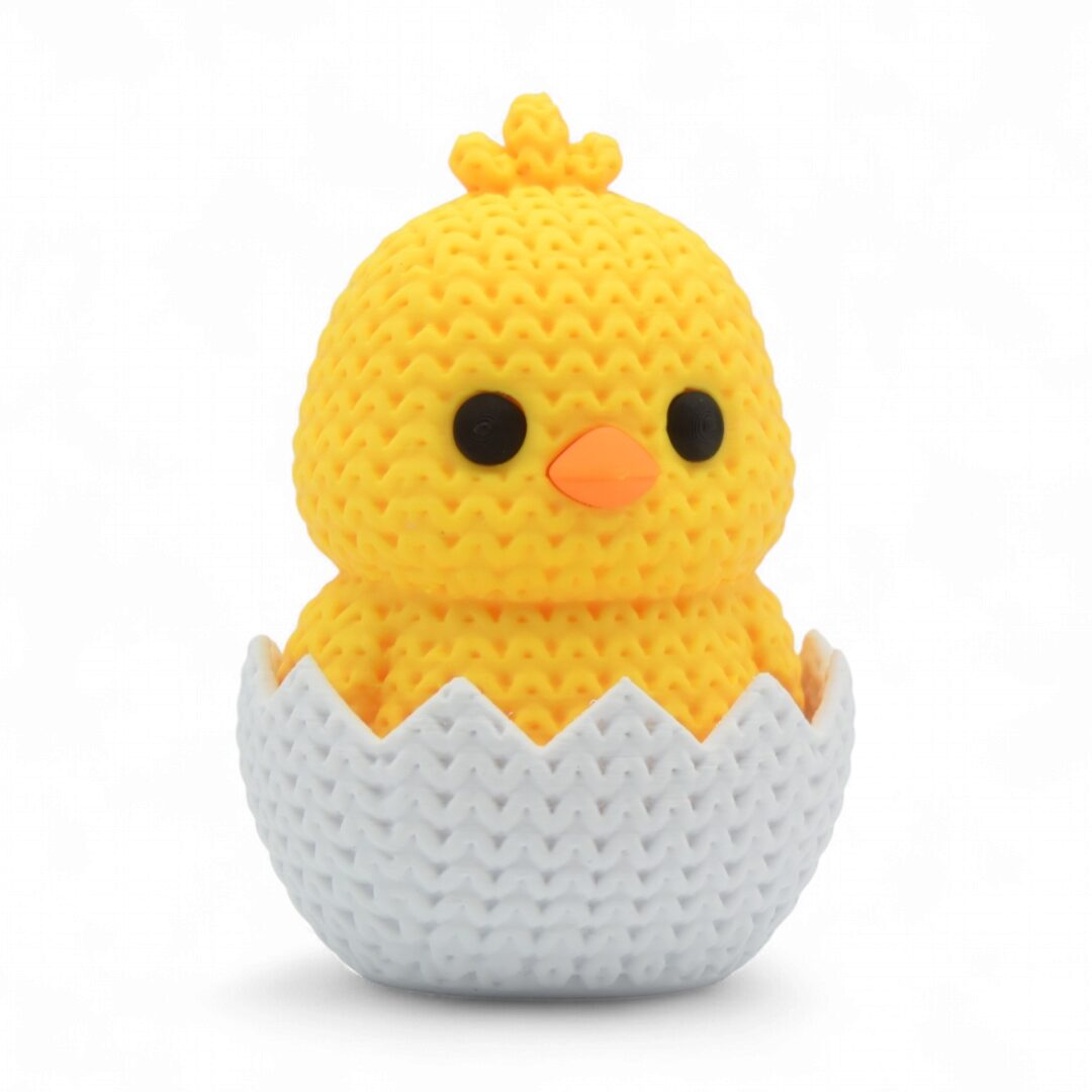 Figura "Pollito en Cascarón Crochet"