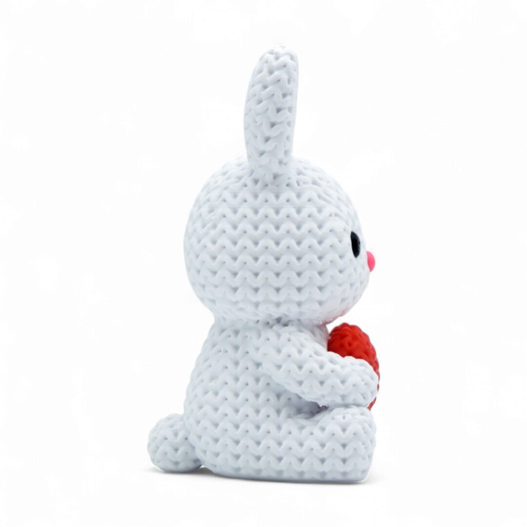 Figura "Conejo con Corazón Crochet" - Image 2