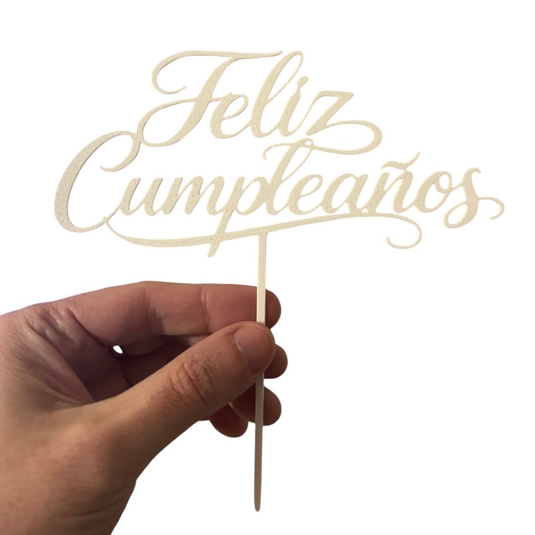 Adorno Torta "Feliz Cumpleaños"