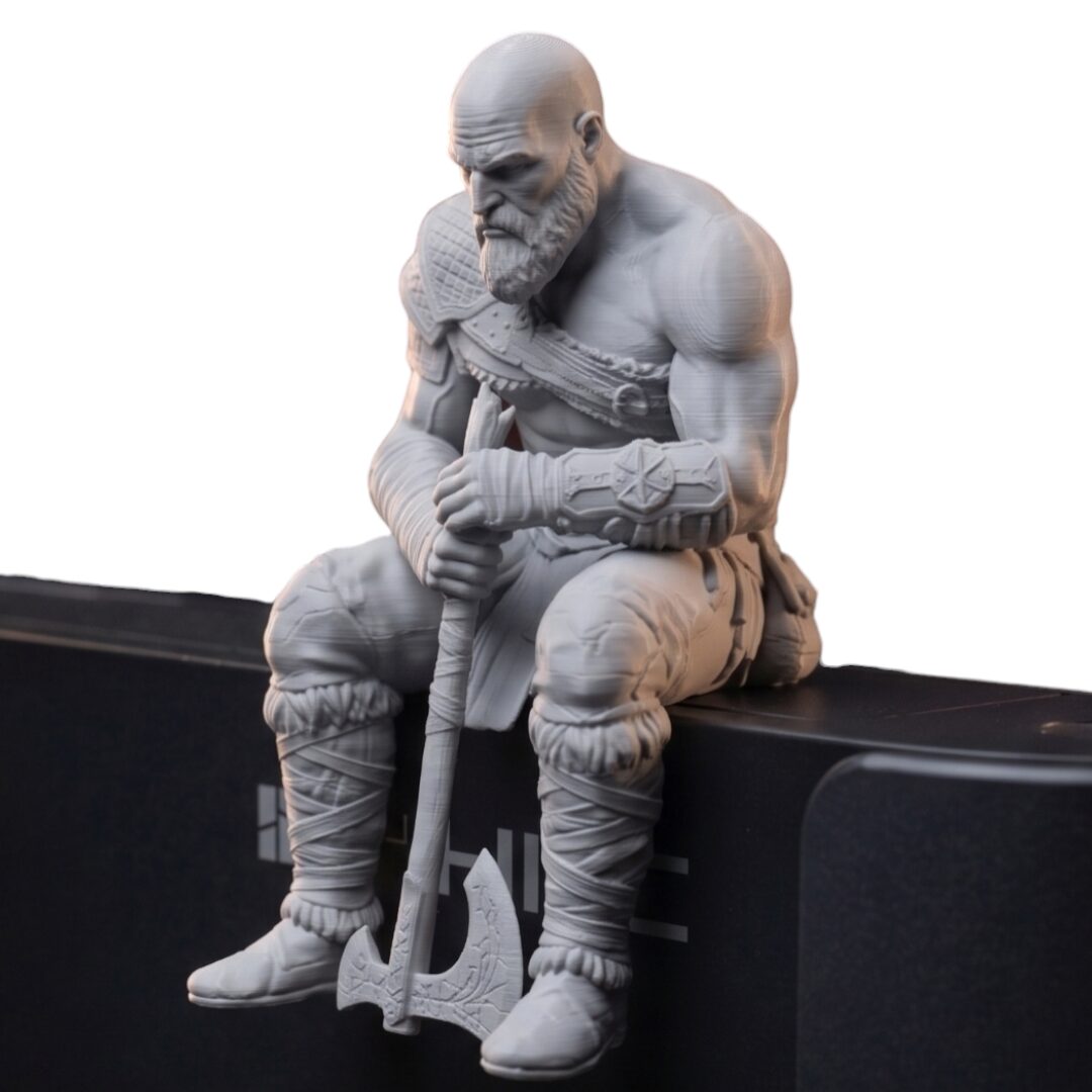 Figura Kratos Sentado con Hacha