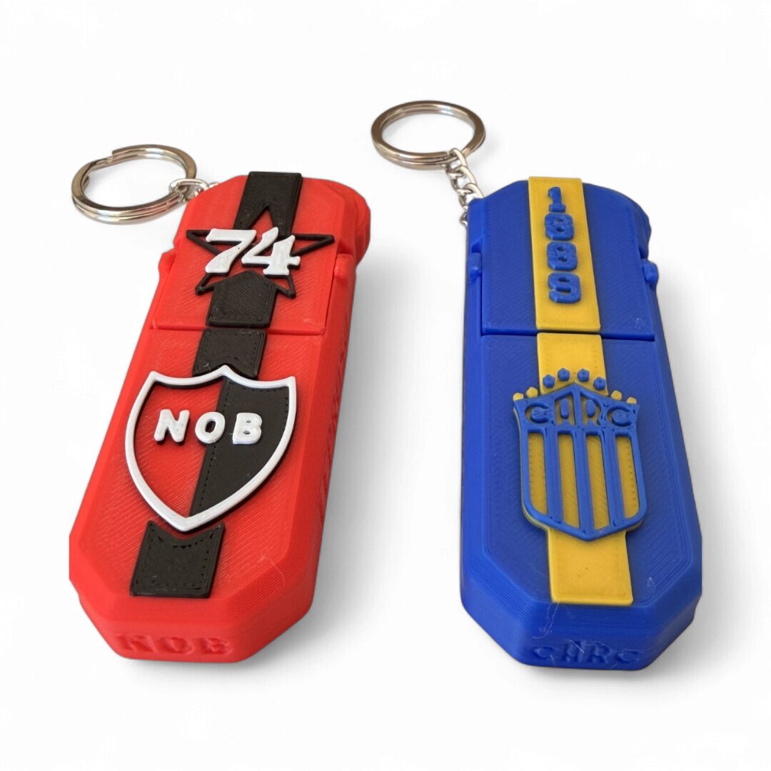 Llavero Soporte Celular Rosario Central y Newells