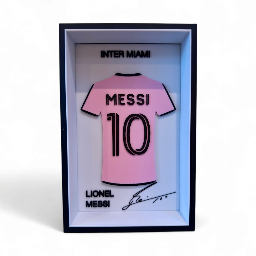 Cuadro Decorativo Camiseta Messi Inter Miami - Image 2