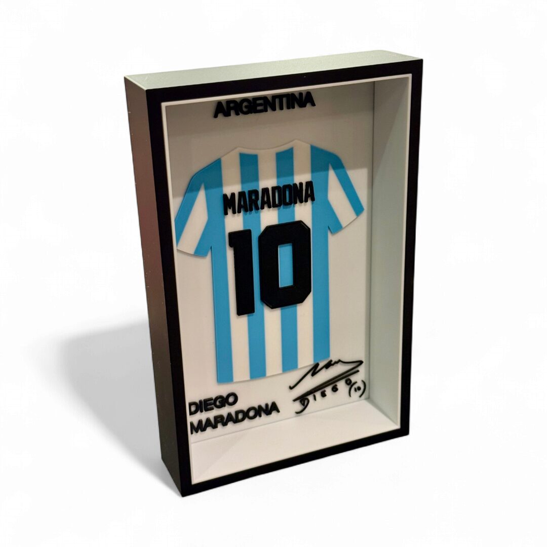 Cuadro Decorativo Camiseta Maradona Argentina
