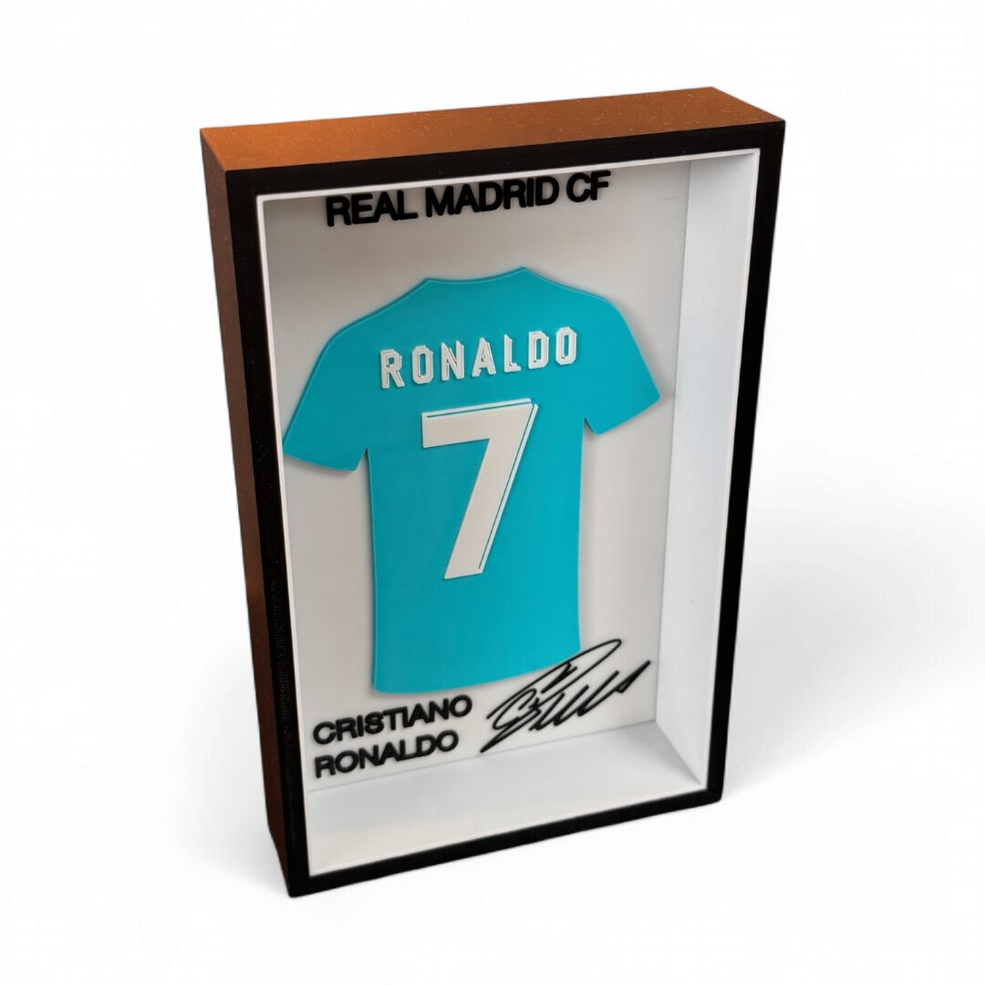 Cuadro Cristiano Ronaldo Real Madrid Celeste