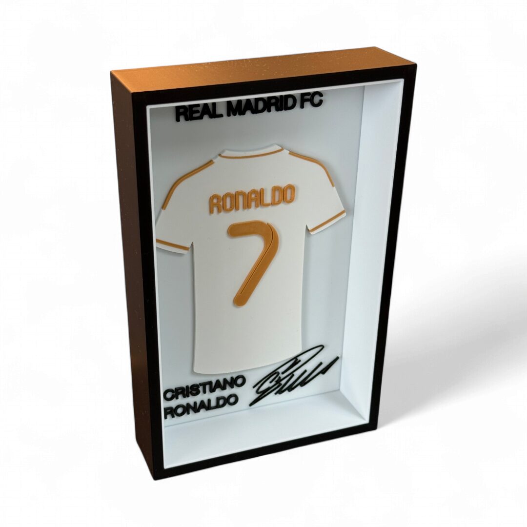 Cuadro Cristiano Ronaldo Real Madrid Blanco