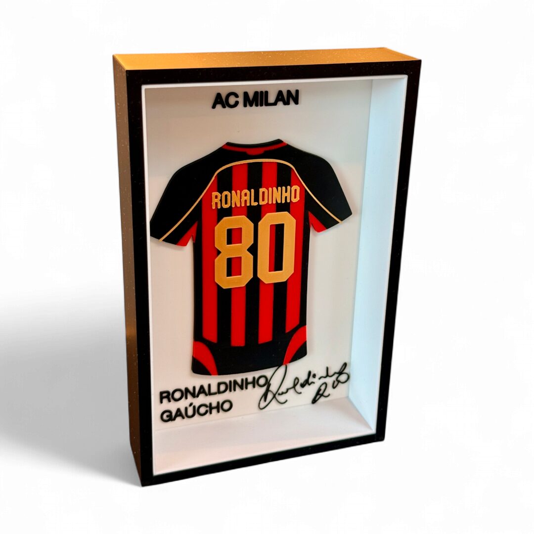 Cuadro Relieve Camiseta Ronaldinho Gaúcho - AC Milan - Image 2