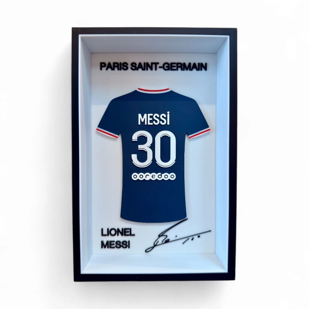 Cuadro Relieve Camiseta Lionel Messi - Paris Saint-Germain