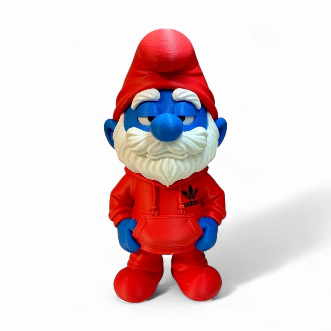 Estatua Papá Pitufo Estilo Urbano