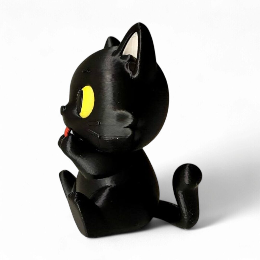 Figura "Gatito Negro Tierno" - Image 2