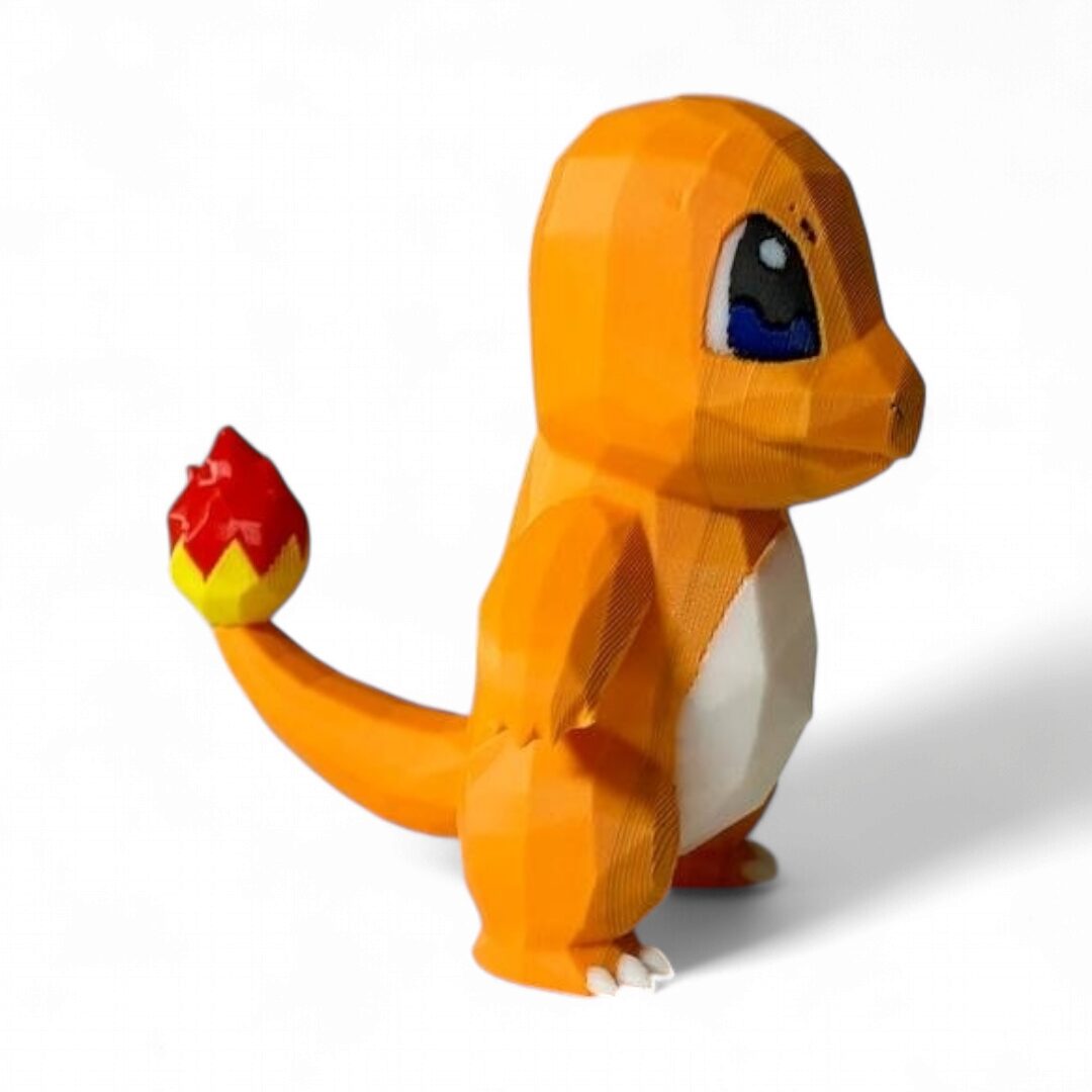 Figura "Charmander Low Poly" - Image 2