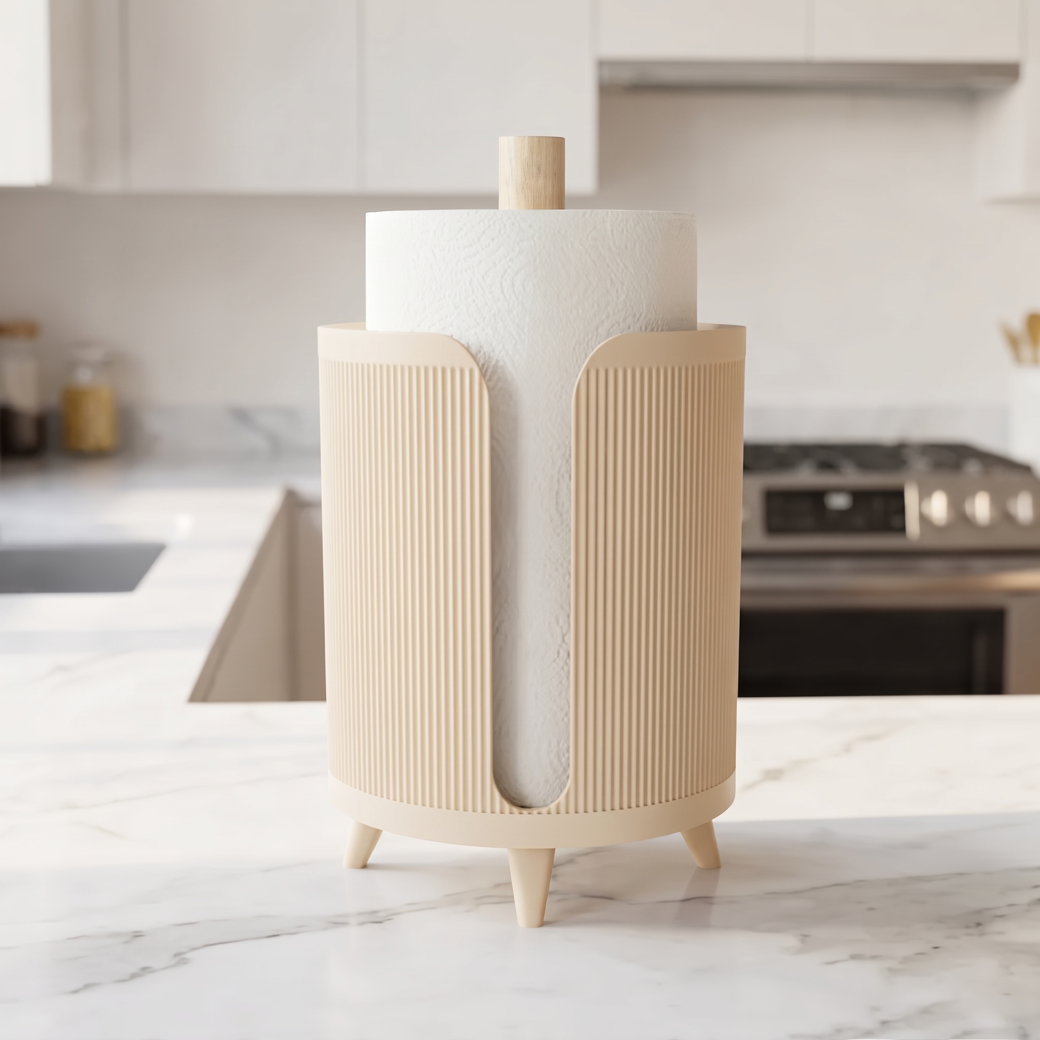 Porta Rollo de Cocina Acanalado