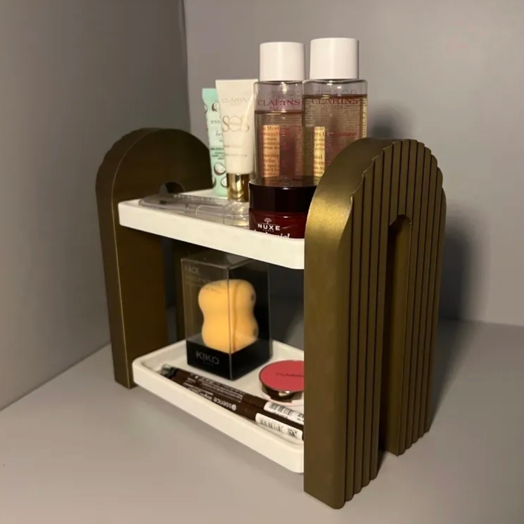Organizador Doble Nivel Arcos para Cosméticos
